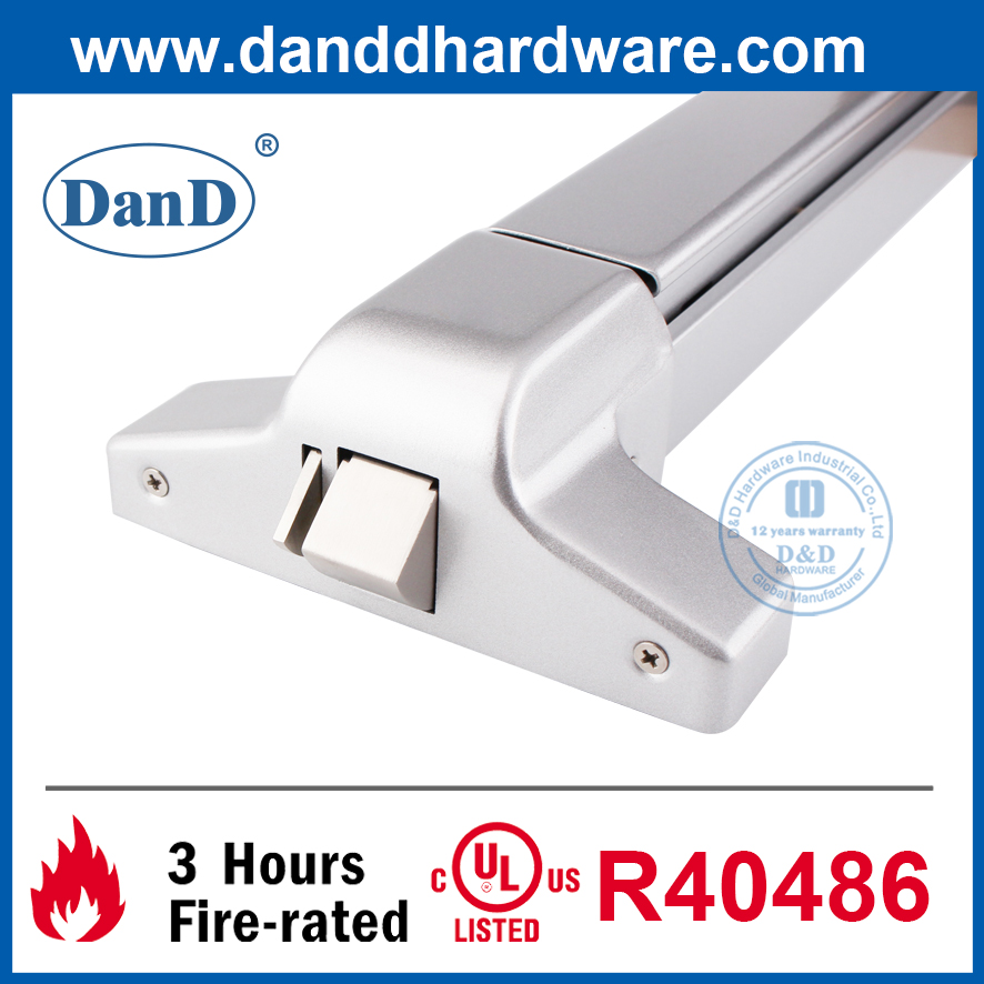 Thanh cảm ứng bằng thép không gỉ 304 Chốt hoảng loạn cho cửa thoát hiểm-DDPD008