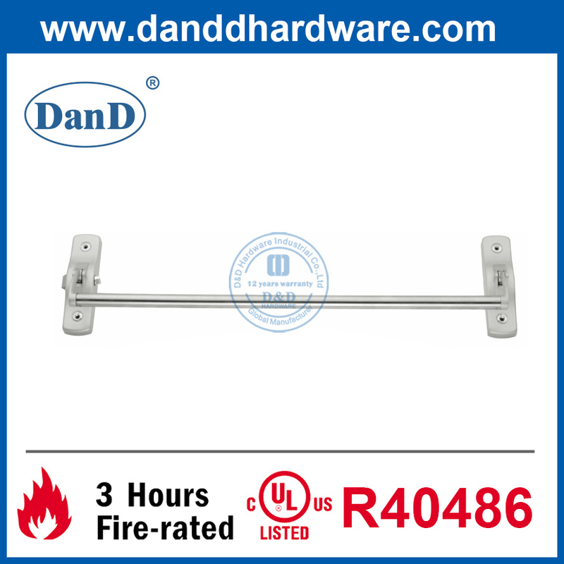 Phần cứng thoát hiểm loại 304 Loại báo chí Thanh đẩy cửa thương mại-DDPD009