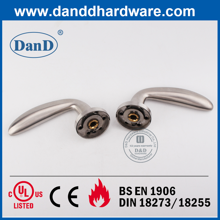 Phụ kiện cửa inox 304 Tay nắm đòn bẩy chắc chắn cho cửa phòng ngủ-DDSH019