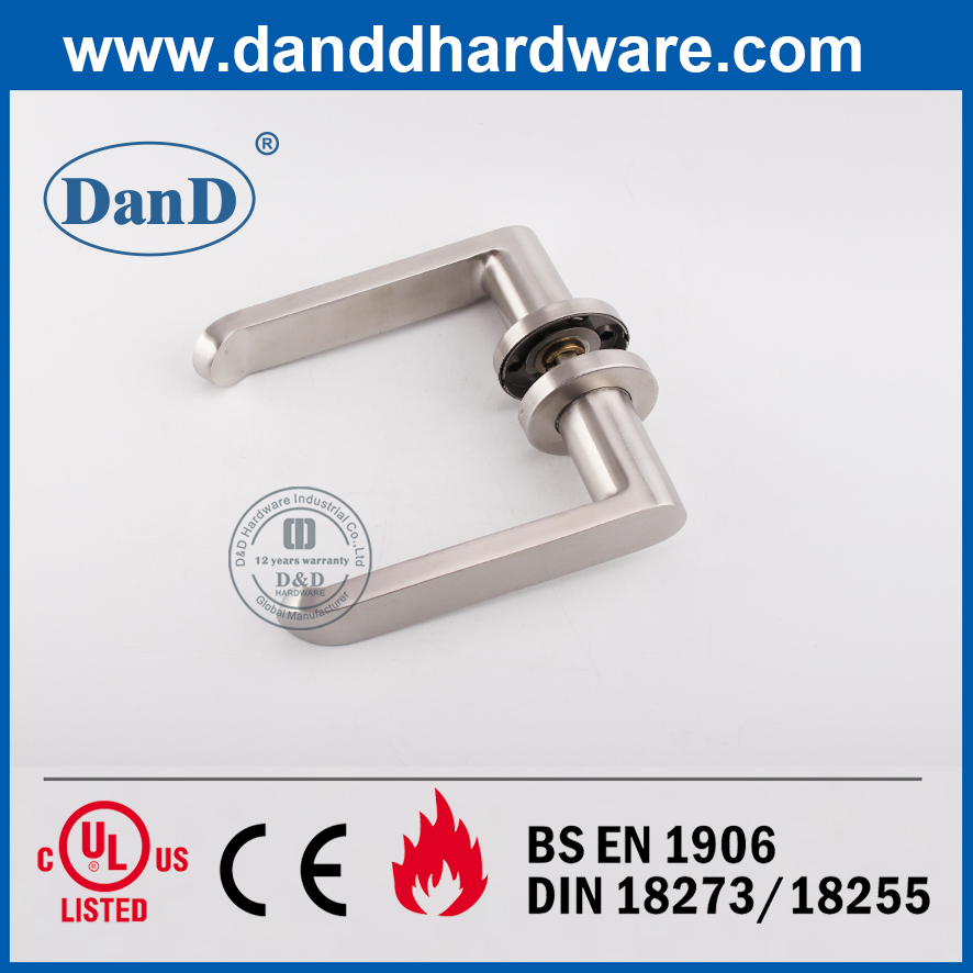 Tay nắm cửa bên ngoài có đòn bẩy rắn loại 304 tùy chỉnh cho cửa gỗ-DDSH028