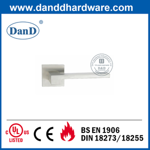 Tay nắm cửa đòn bẩy hoa hồng vuông SUS304 cho cửa trước-DDSH037