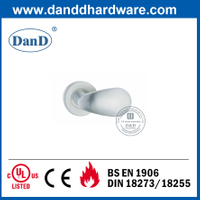 SS304 Thiết kế đơn giản Cần gạt chắc chắn trên Tay nắm cửa hoa hồng-DDSH038