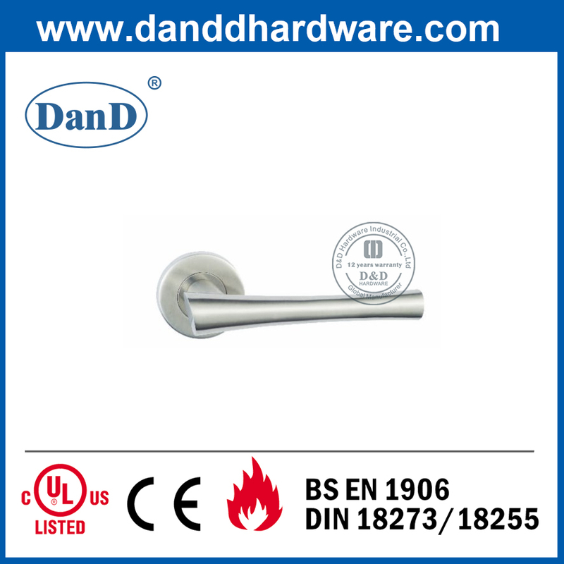 Nội thất cửa inox 304 Tay nắm đòn bẩy chắc chắn cho cửa nội thất-DDSH045