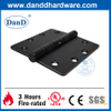 Chứng nhận UL SS304 Bản lề cửa gỗ góc tròn NRP màu đen mờ-DDSS058