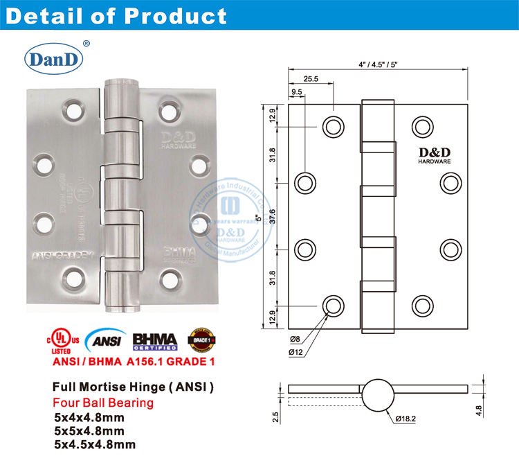 Bản lề cửa BHMA