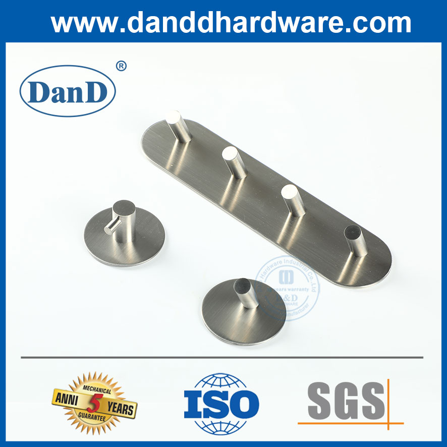 Móc phòng tắm Móc treo áo khoác vàng đen Móc treo khăn treo tường-DDTC013