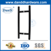 Tay nắm cửa thương mại bằng thép không gỉ Tay nắm cửa kính màu đen-DDPH001
