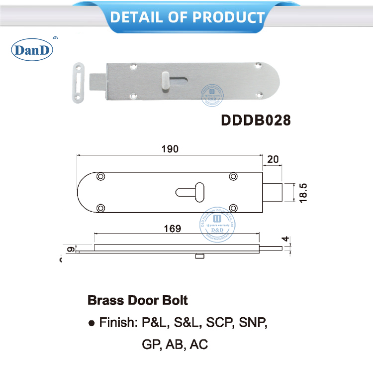 Nhà cung cấp Doo Bolt 