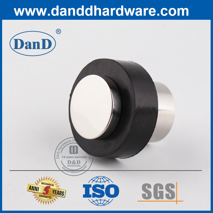 Nút chặn cửa cao su bằng thép không gỉ cho cửa gỗ-DDDS007