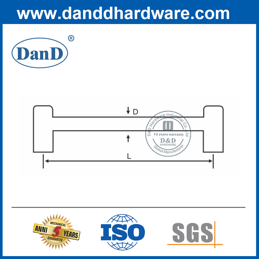 Tay nắm tủ nội thất cửa inox-DDFH004