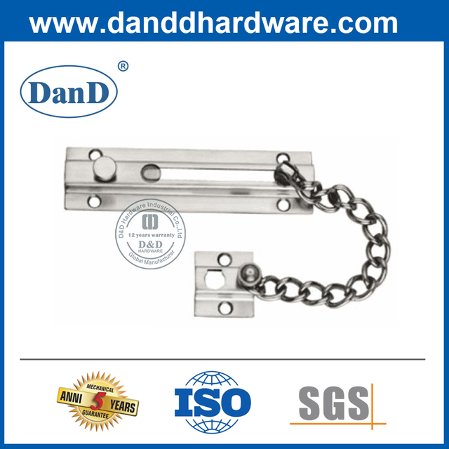 Khóa xích cửa trước Khóa xích thép không gỉ cho Door-DDG010