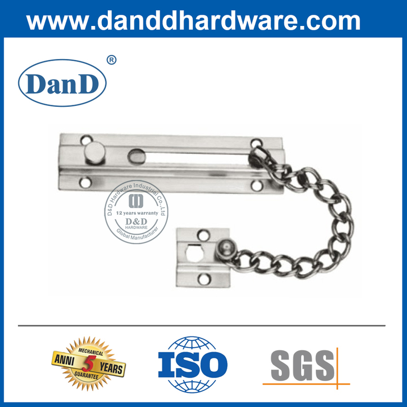 Khóa xích cửa trước Khóa xích thép không gỉ cho Door-DDG010