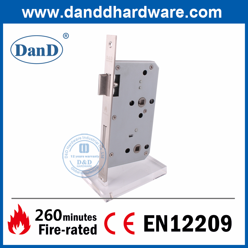 Khóa cửa phòng tắm chống cháy bằng thép không gỉ CE EN12209-DDML012-6078