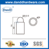 Chặn cửa treo tường bằng thép không gỉ Satin màu bạc dành cho thị trường châu Âu-DDDS048