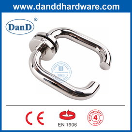 EN1906 Tay nắm cửa đôi bằng thép không gỉ được đánh bóng hoàn thiện-DDTH001