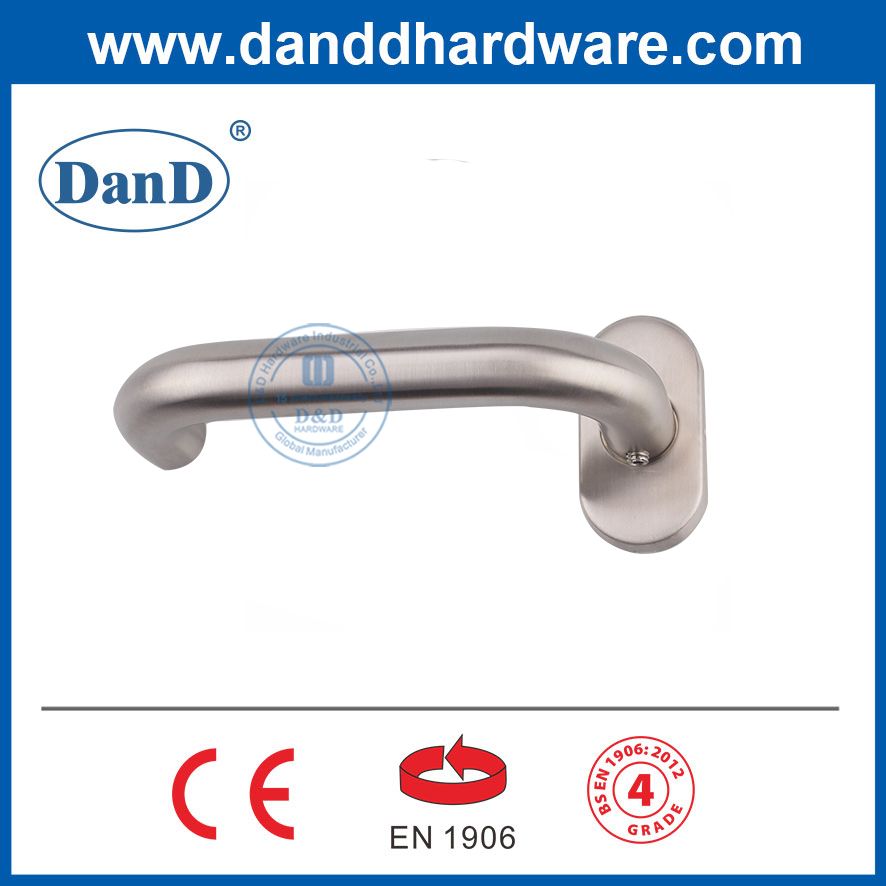 EN1906 Tay nắm cửa thương mại bằng thép không gỉ Cửa ống rỗng Lever-DDTH001