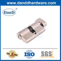 Xi lanh khóa niken Satin 60mm cho cửa phòng vệ sinh-DDLC007-60mm-SN