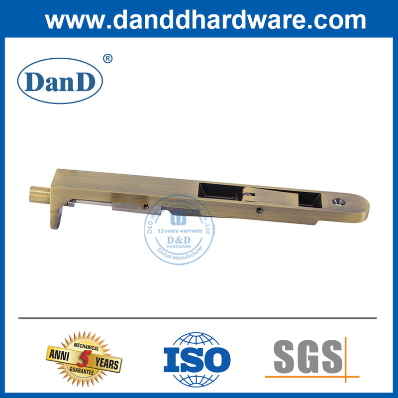 Chốt cửa góc tròn bằng đồng cổ 8 inch bằng thép không gỉ-DDDB030
