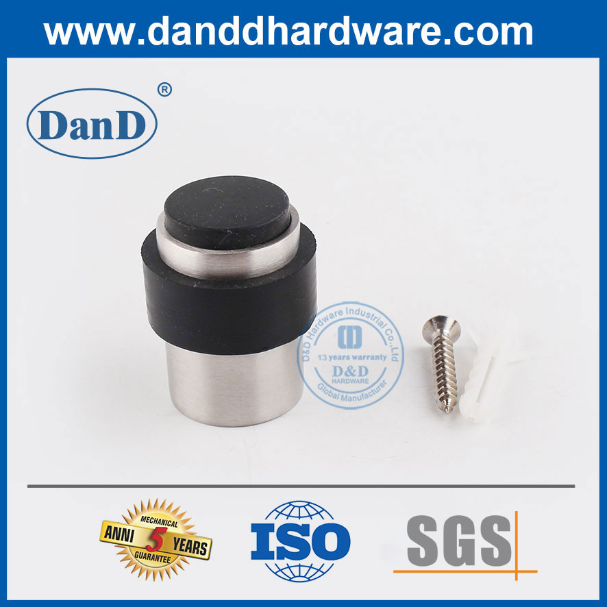 Chặn cửa bên trong bằng thép không gỉ Bạc Chặn cửa tốt nhất-DDDS009
