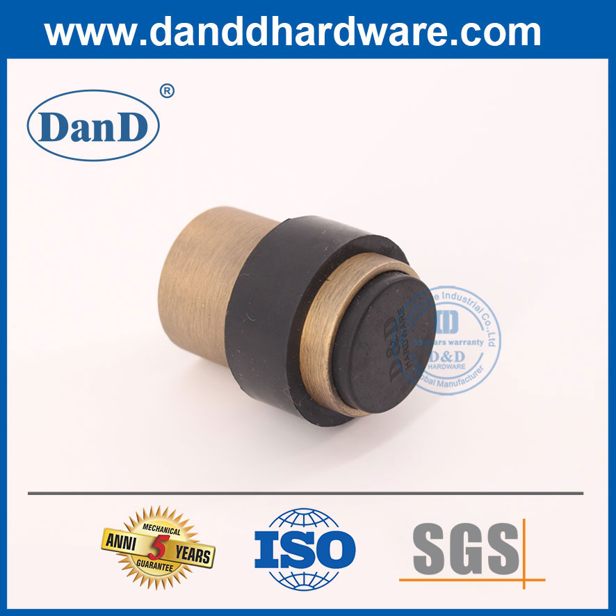 Chặn cửa thương mại bằng thép không gỉ màu vàng đồng Chặn cửa sàn-DDDS009
