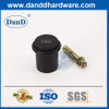 Chặn cửa cao su màu đen gắn trên sàn bằng thép không gỉ-DDDS011