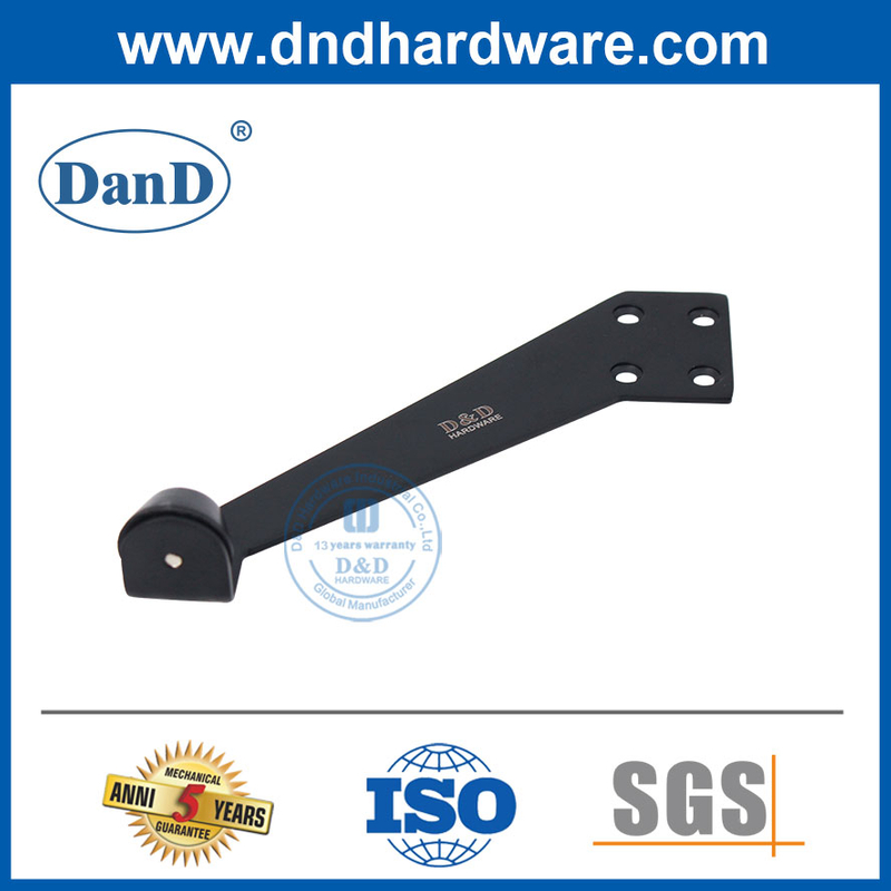 Bảo mật tốt nhất Chặn cửa màu đen bằng thép không gỉ Khung chặn cửa bên ngoài gắn-DDDS026