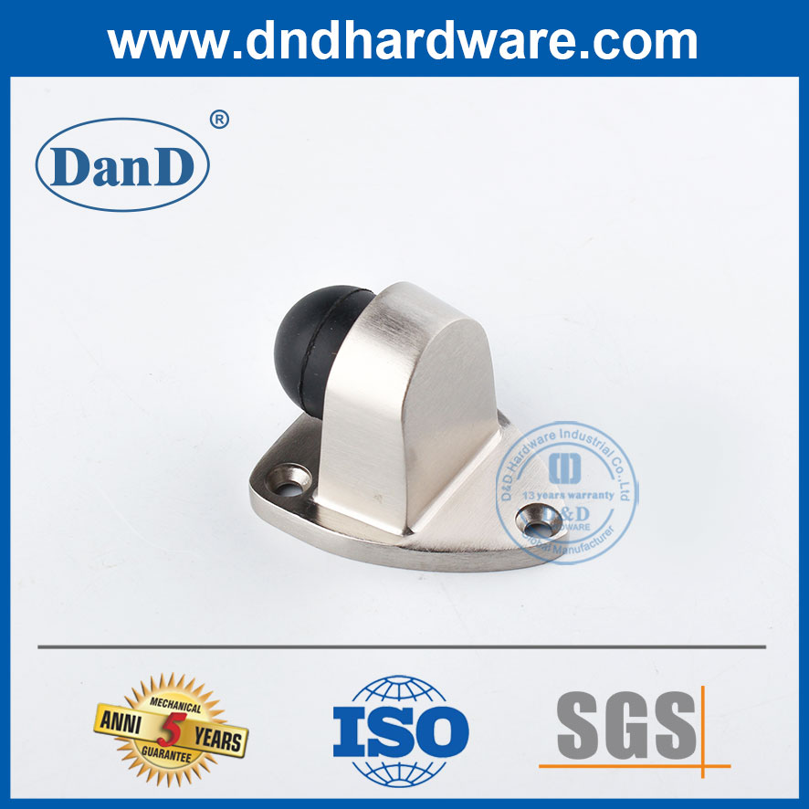 Nút chặn cửa trước bằng thép không gỉ màu bạc kẽm cho ngôi nhà Home-DDDS029-B