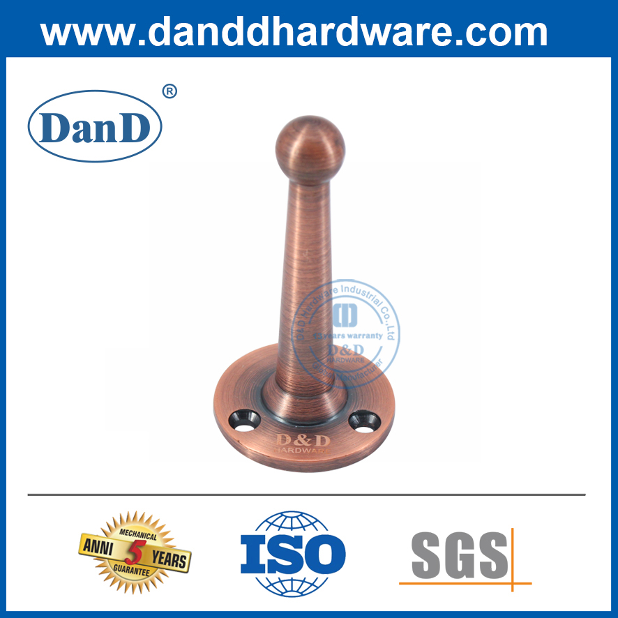 Nút chặn cửa độc đáo Giá đỡ cửa bằng đồng cổ Hợp kim kẽm Cửa gỗ-DDDS021