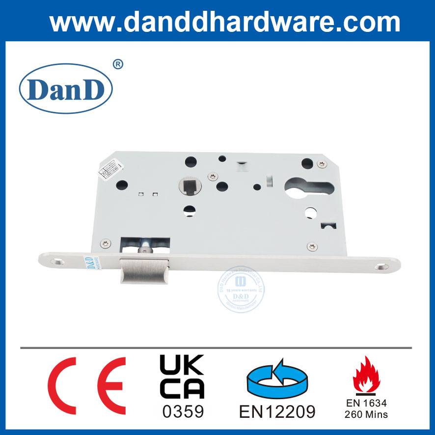 Bán Hot EN12209 5572 Khóa chốt cửa mộng bằng thép không gỉ Body-DDML011R-5572