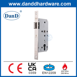 CE EN 12209 Thép không gỉ 304 Euro chốt chốt cửa lỗ mộng Khóa cửa kim loại-DDML011-5572