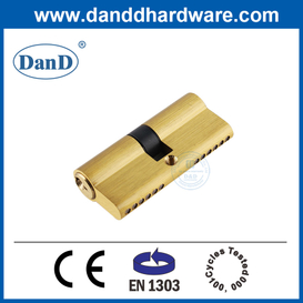 EN1303 Khóa cửa xi lanh hai mặt 70mm Euro Profile có chìa khóa-DDLC003-70mm-SB