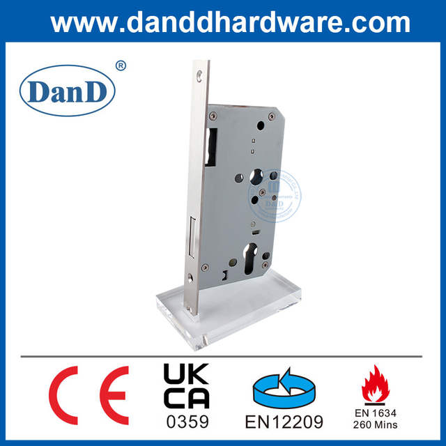 Chứng chỉ CE EN12209 Khóa chốt lỗ mộng SS304 được xếp hạng chống cháy cho cửa chống cháy-DDML013-6072