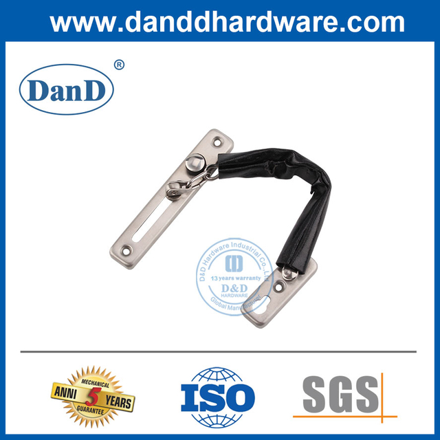 Nhà cung cấp chuỗi cửa Khóa cửa chuỗi bằng thép không gỉ Satin cho cửa ra vào-DDG004
