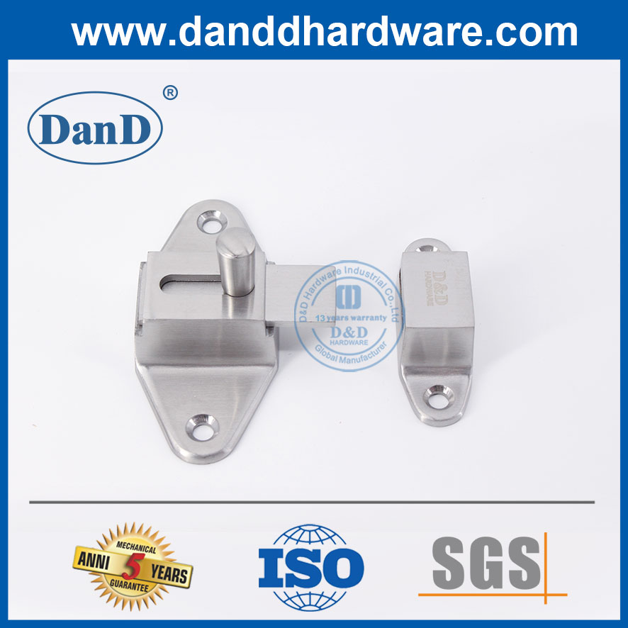Nhà sản xuất Trung Quốc Chốt bảo vệ cửa Chốt cửa an ninh bằng thép không gỉ Bolt-DDDG007