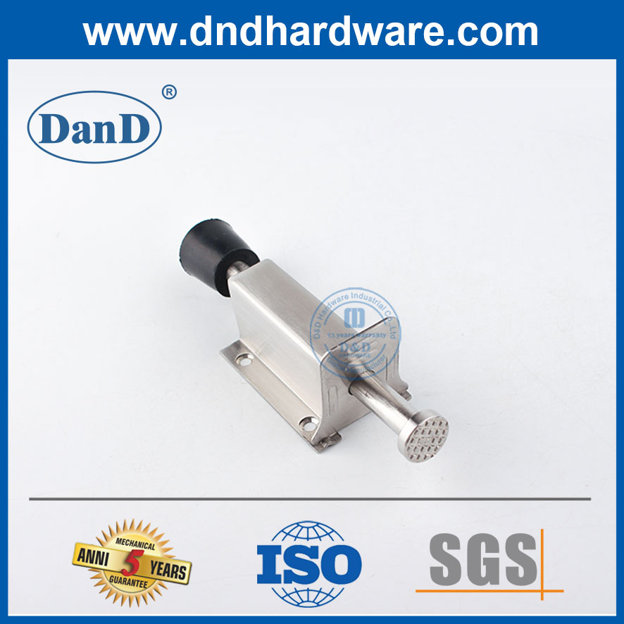 Loại gắn cửa Lò xo bằng thép không gỉ Chặn cửa vận hành bằng chân-DDDS035