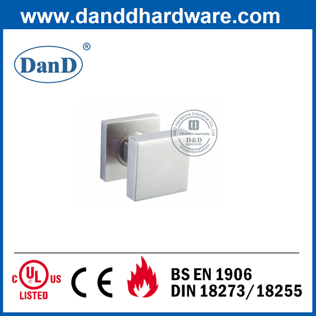 Tay nắm cửa vuông hiện đại inox 304 cho cửa gỗ-DDTH030