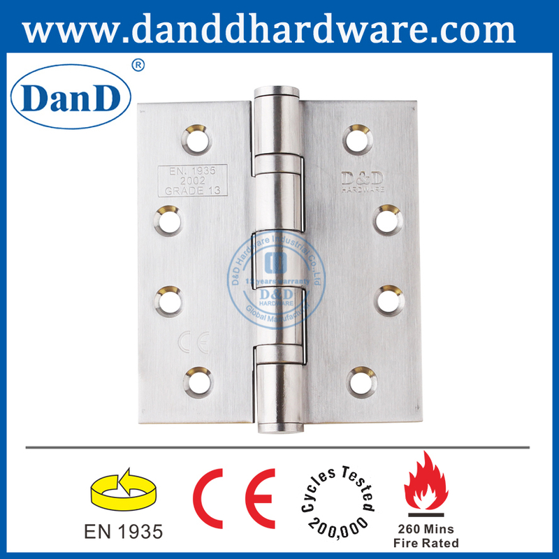 Bản lề cửa bên trong phòng chống cháy SS304 CE Châu Âu cấp 13 -DDSS001-CE -4x3.5x3