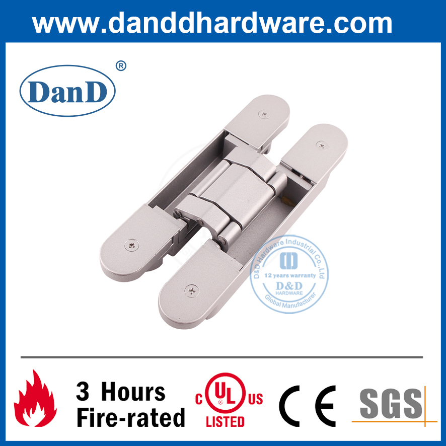 Bản lề cửa giấu 3D nặng bằng hợp kim kẽm cho cửa bên trong-DDCH008-G80