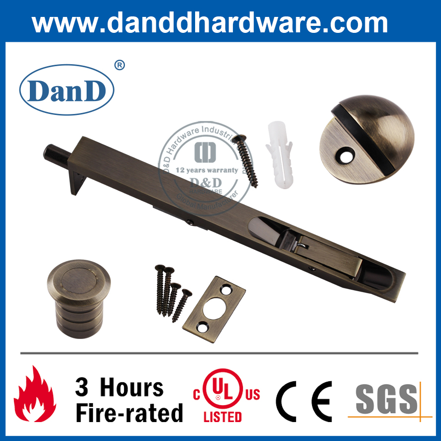 Phụ kiện phần cứng cửa nội thất chống cháy bằng đồng cổ CE UL SS304-DDDH005