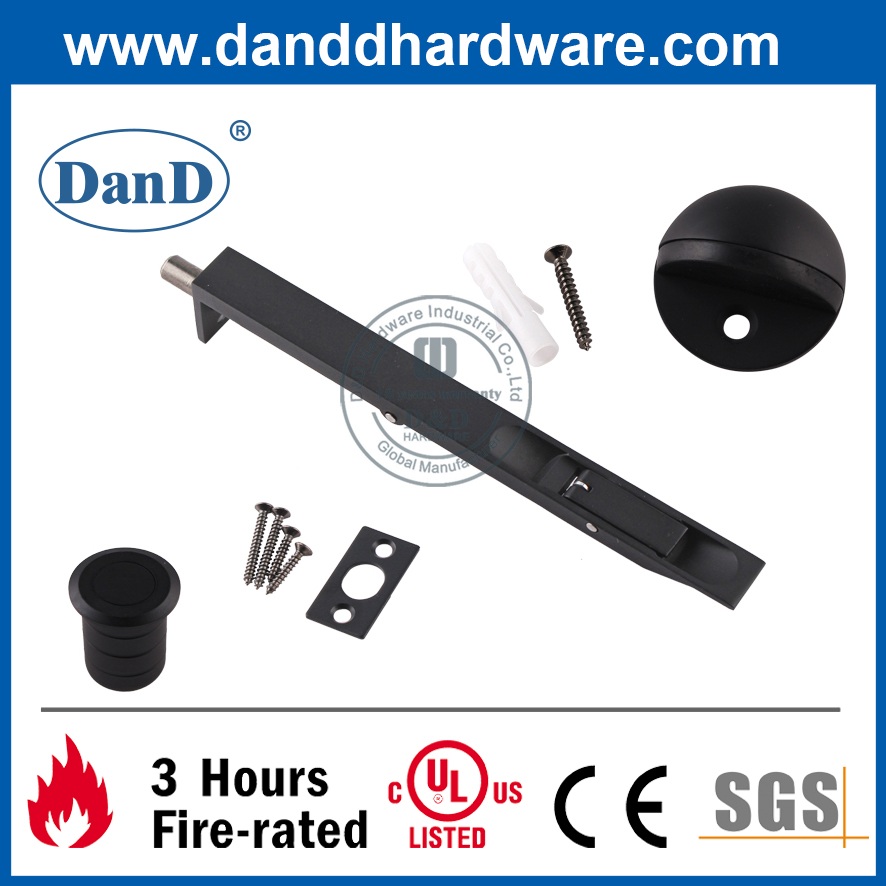 Phụ kiện phần cứng cửa chống cháy thương mại CE UL Lớp 304 Matt Black -DDDH002 