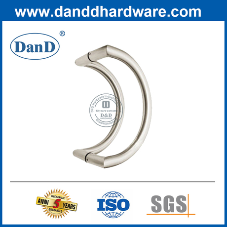Tay nắm kéo hình chữ C bằng thép không gỉ 304 cho cửa thương mại-DDPH003