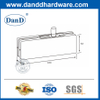 Lắp bản vá trên bảng điều khiển bằng thép không gỉ cho phòng họp Cửa kính-DDPT002