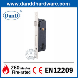Khóa cửa mộng bằng thép không gỉ màu đen cho cửa xoay-DDML016