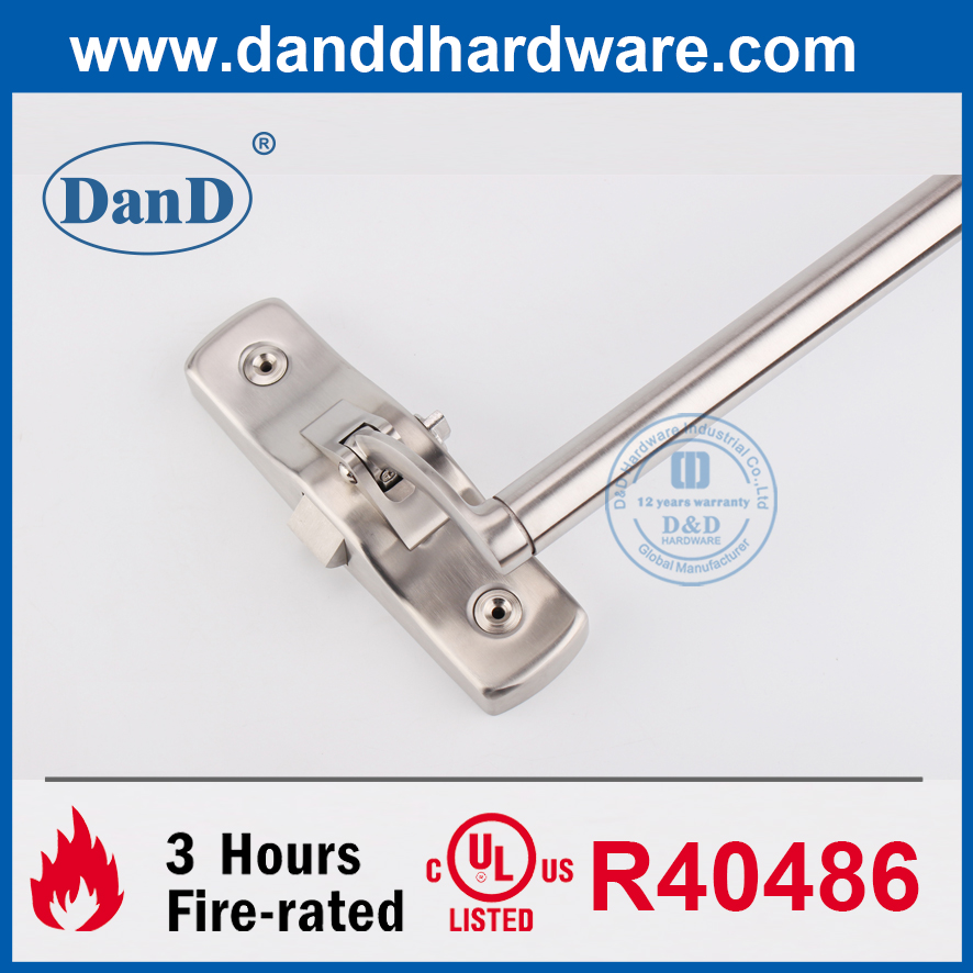 Phần cứng thoát hiểm loại 304 Loại báo chí Thanh đẩy cửa thương mại-DDPD009
