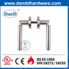 SS304 Thiết kế đơn giản hiện đại Tay nắm cửa đúc nguyên khối màu bạc-DDSH017