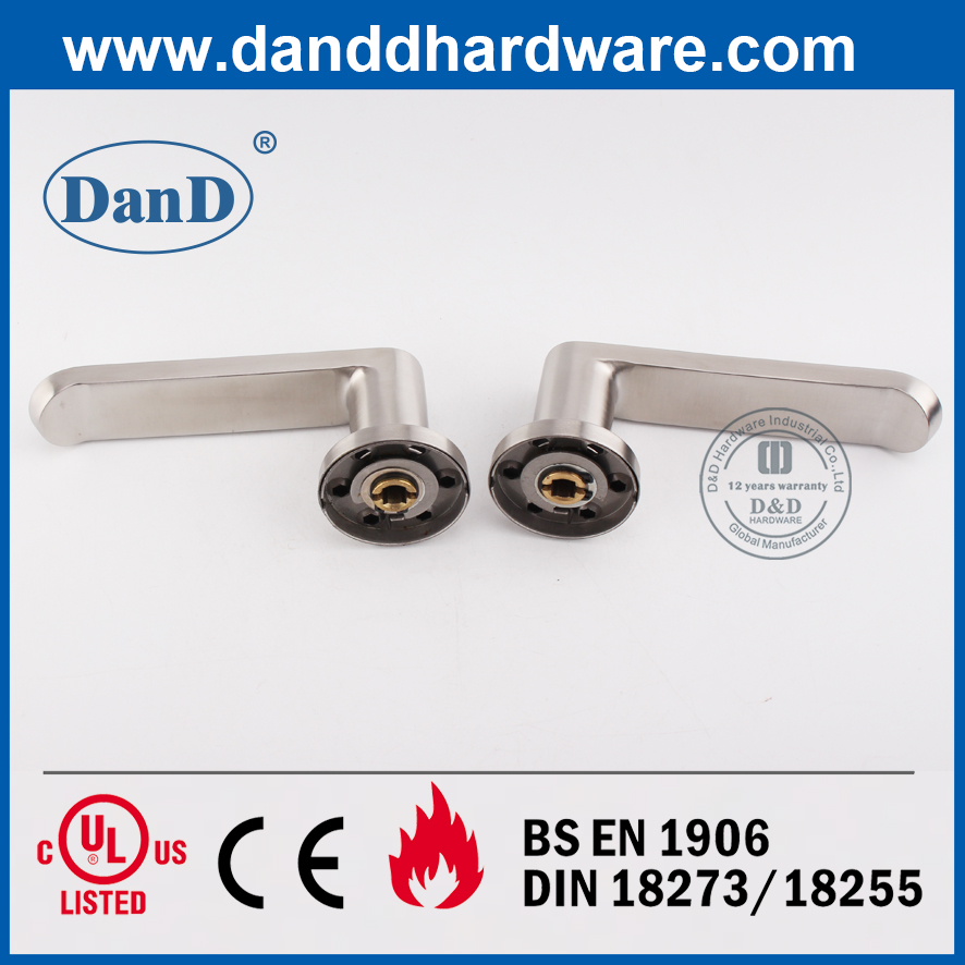Tay nắm cửa bên ngoài có đòn bẩy rắn loại 304 tùy chỉnh cho cửa gỗ-DDSH028