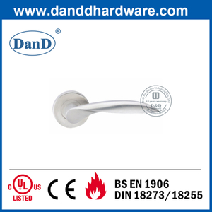 Tay nắm cửa hình hoa hồng tròn bằng thép không gỉ 304 cho cửa kim loại-DDSH026