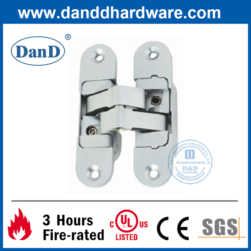 Bản lề cửa ẩn điều chỉnh hợp kim kẽm 3D cho cửa nội thất-DDCH009
