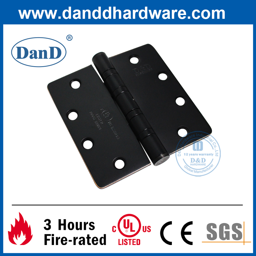 Vòng bi đen mờ NRP bằng thép không gỉ 201 được liệt kê trong danh sách UL NRP Bản lề mông-DDSS058