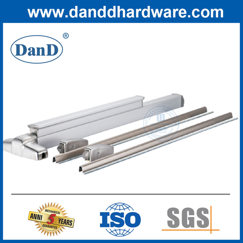 Thanh dọc Cửa thương mại bằng thép không gỉ và nhôm Thanh đẩy thoát hiểm khẩn cấp-DDPD303